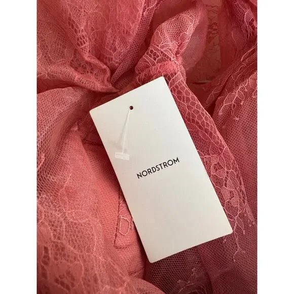 NEW ASOS LUXE lace bodysuit with wire bardot in blush ~ - Picture 8 of 11